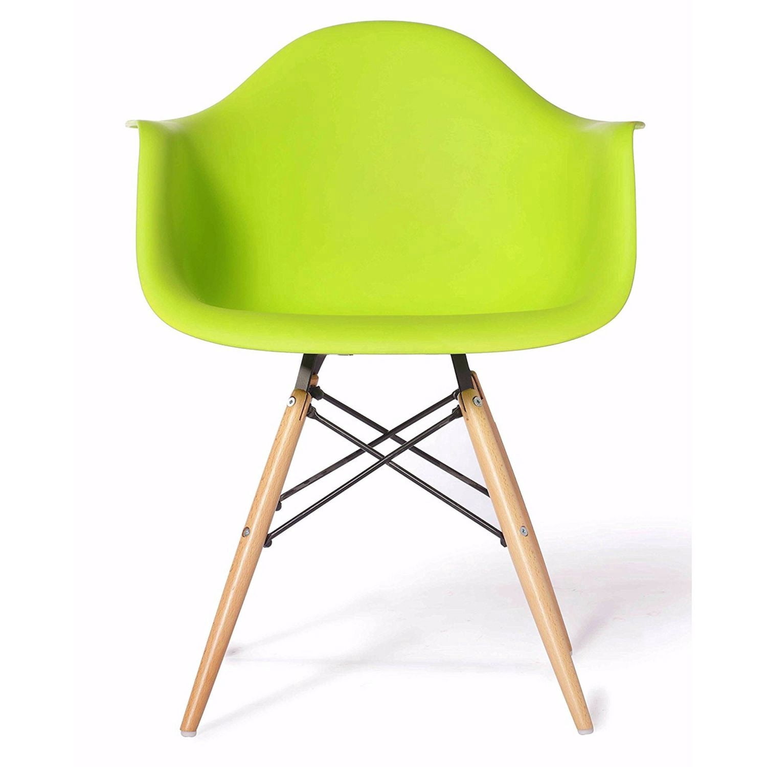 Nicer Furniture Green Wooden Legs Eiffel Dar Chair