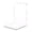 Clear 1 Pack, variant on Thickened Transparent Acrylic Bookshelf Bookstand L Shaped Bookend Bookholder Fixed Desk Book Storage Device 2PCS, 12x12x18.2 cm, Clear 3 Packs