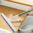 thumbnail image 1 of Long Handle Glass Scraper with 360° Rotating Head for Streak-Free Window, Tile and Wall Cleaning - Ergonomic Design, Easy-Grip Handle - Green, Orange, Light Green Options - Home Cleaning, 1 of 1