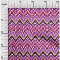 thumbnail image 2 of oneOone Silk Tabby Fuschia Pink Fabric Ikat Sewing Craft Projects Fabric Prints By Yard 42 Inch Wide, 2 of 5