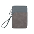 thumbnail image 1 of Tablet Bag Nylon Carry Case Portable Waterproof Small Pocket Laptop Sleeve Earphone Pocket Replacement for iPad 7.9-8.4 Inch Gray, 1 of 8