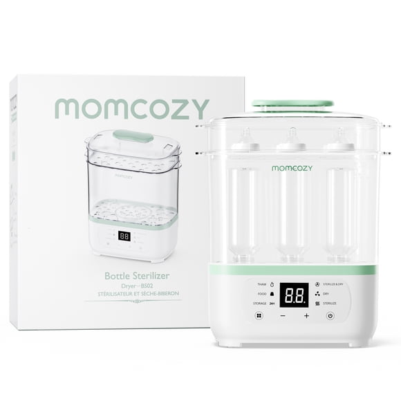Momcozy Bottle Sterilizer and Dryer, 8-in-1 Electric Steam Baby Bottle Sterilizer for Baby Bottles, Baby stuffs & Breast Pump Accessories