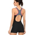 thumbnail image 4 of Charmo Maillot de Bain Sport une Pièce pour Femmes, Tenue de Plage, Maillots Mokini, 4 of 7