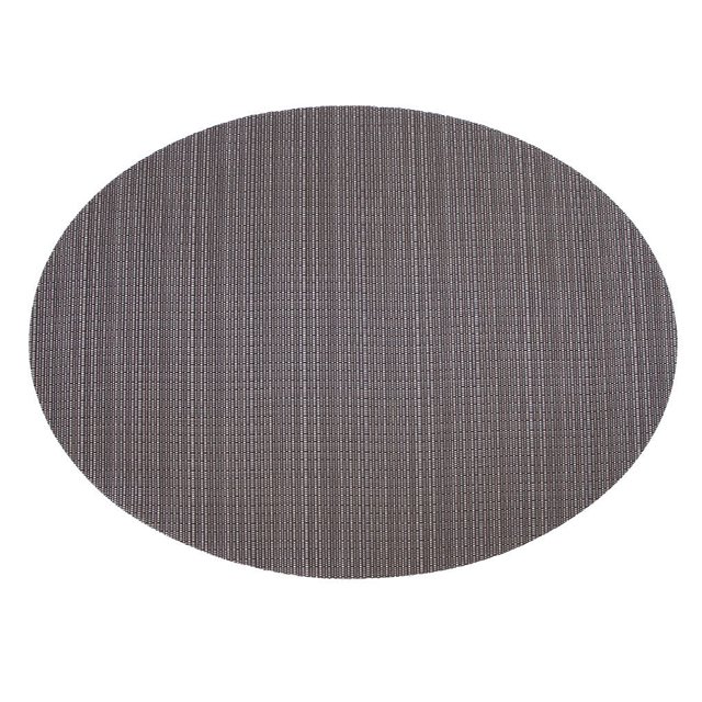 Oval PVC Placemat Non-Slip Plastic Dish Pads Dish Table Mat Water-proof Plate Dish Pads Coaster Kitchen Bar Accessories