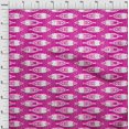 thumbnail image 4 of oneOone Velvet Fuschia Pink Fabric Asian Block Fish Craft Projects Decor Fabric Printed By The Yard 58 Inch Wide, 4 of 4
