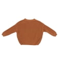 thumbnail image 3 of Kcodviy Tout-Petit Bébé Fille Garçon Filles Chandail de Danse Chandail Tricoté Col Rond Tout-Petit Molleton Fermeture Éclair Manches Longues Chandail à Enfiler Chandail Molletonné Bébé Fille Vêtements d'Automne Hiver, 3 of 4