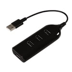Jensen USB A à 4 Port USB Un carrefour - noir