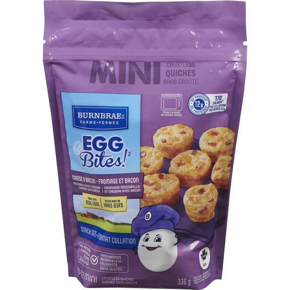 EGG Bites! Fromage et Bacon EGG BITES Mini Qch FrmgEtBcn 336g