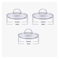 thumbnail image 2 of Tempered Glass Vented Pan Lid Saucepans Wok Glass Lid 22CM Transparent - Stainless Steel Rim and Handle (22CM-26CM), 2 of 4