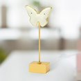 thumbnail image 3 of Milaget Butterfly Earrings Stand Holder Jewelry Display Rack for Retail Beige, 3 of 9