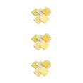 thumbnail image 1 of Transemion 5pcs 50x50cm Square Cotton Fabric Cloth For DIY Craft Sewing yellow 3Set, 1 of 6