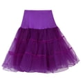 thumbnail image 1 of Birdeem Jupe Bouffante en Gaze Taille Haute Rétro d'Été à la Mode pour Femme Jupe de Fête, 1 of 6