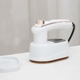 thumbnail image 1 of Portable Mini Steam Iron 40W with Foldable Rotatable Handle, 50ml Water Tank, Dry and Wet Ironing, Compact Travel Garment Steamer for Silk, Wool, Linen Fabrics, 1 of 2