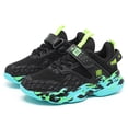 thumbnail image 5 of Splozh Espadrilles Garçons Filles Chaussures Enfants Chaussures Garçons Chaussures Confortables Semelle Souple Chaussures de Sport Décontractées Chaussures de Sport à la Mode Vert Foncé, 9,5-10 Ans, 5 of 5