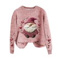 thumbnail image 5 of Zhanying Chandail d'Automne pour Femmes Col Rond Graphique Chandail pour Femmes Grande Taille Chandail Festif des Fêtes, 5 of 5