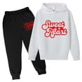 thumbnail image 1 of FhsagQ Tenues pour Garçons Automne et Hiver Ensemble à Capuche Imprimé Décontracté Mignon Manches Longues Rouge 11-12 Ans, 1 of 2