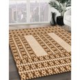 thumbnail image 3 of Ahgly Company Machine Washable Indoor Rectangle Transitional Mahogany Brown Area Rugs, 5' x 7', 3 of 7