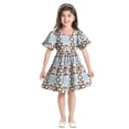 thumbnail image 1 of Robes pour Bébés Filles à Manches Courtes, Fête des Fêtes, Imprimé Léopard, Robe de Danse, Robe Fille, Taille 6-12 Mois, 1 of 4