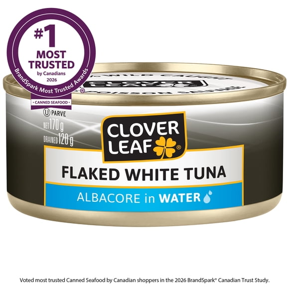 Thon blanc émietté CLOVER LEAF®, Germon dans l’eau
