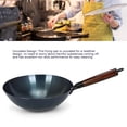 thumbnail image 4 of Uncoated Iron Wok, Round Bottom Stir Fry Pan with Single Handle, for Home, Restaurant, 4 of 7