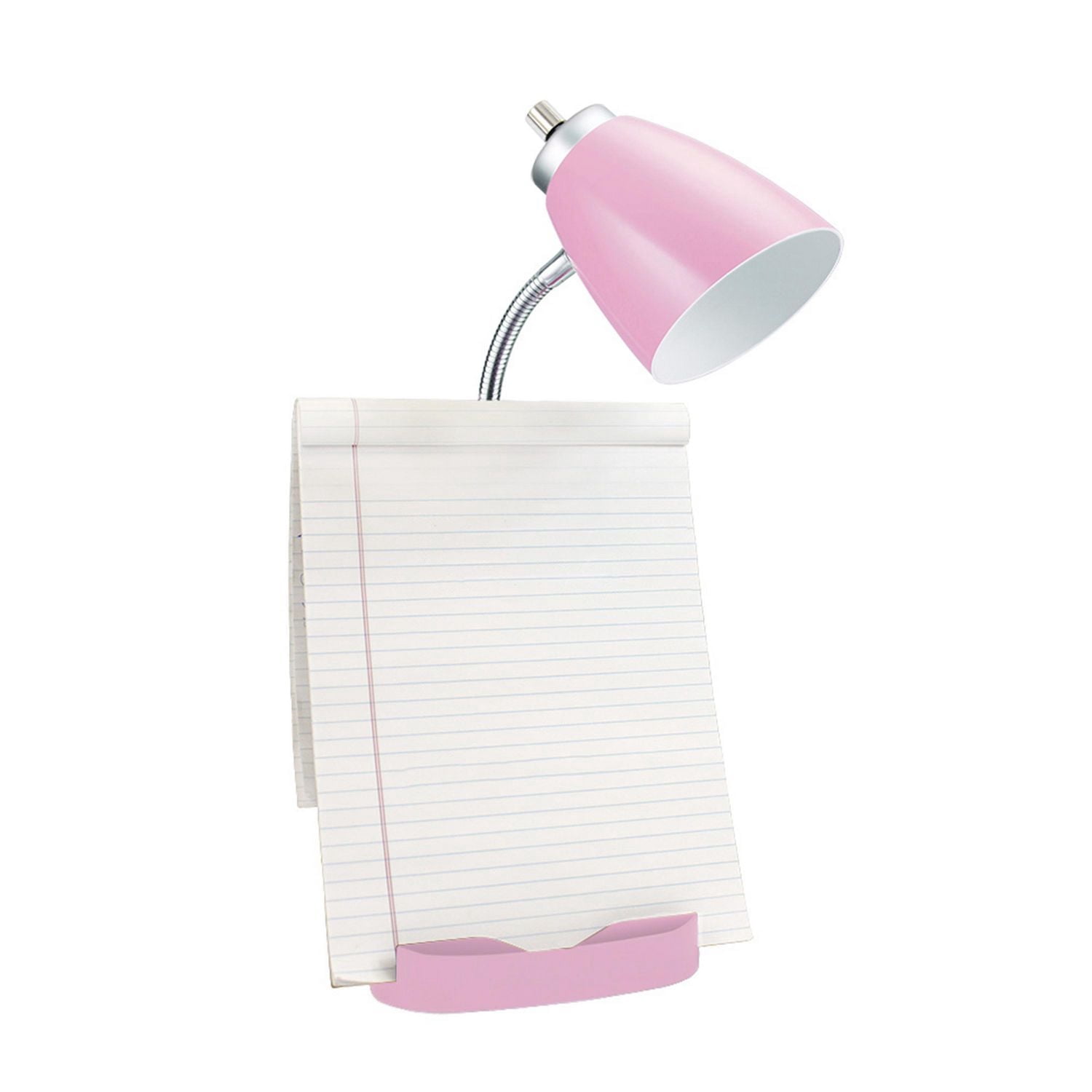 Limelights Gooseneck Organizer Desk Lamp with iPad Tablet Stand Book Holder and USB port