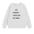 thumbnail image 4 of Économies d'Hiver! SROBPTY Chandails à Manches Longues pour Tout-Petits, T-Shirt pour Enfants à Manches Longues Imprimé, T-Shirt Imprimé à Col Rond Court, Convient aux Garçons et aux Filles, Blanc, 3 Ans, 4 of 4