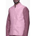 thumbnail image 4 of Atasi Kurta Pyjama pour Homme Veste Col Mandarin Indien Imprimé Ensemble de Tenue Ethnique, 4 of 5