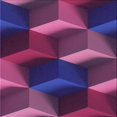 thumbnail image 1 of Ahgly Company Tapis d'Intérieur Lavable en Machine Carré Transitionnel Violet Orchidée Foncé, 8 Pieds Carré, 1 of 7