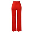 thumbnail image 4 of Womens Trousers, Women Tight And Versatile High Waisted Elastic Solid Color Pants, Work Pants, 4 of 7