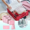 thumbnail image 4 of EGNMCR Organisateurs et Rangement de Garde-Robe, Organisation et Rangement, Bacs de Rangement, Contenants de Rangement Sac de Voyage Ensemble de 6 Pcs Sac de Rangement Multifonctionnel Ensemble de 6 Pcs un Rangement, 4 of 5