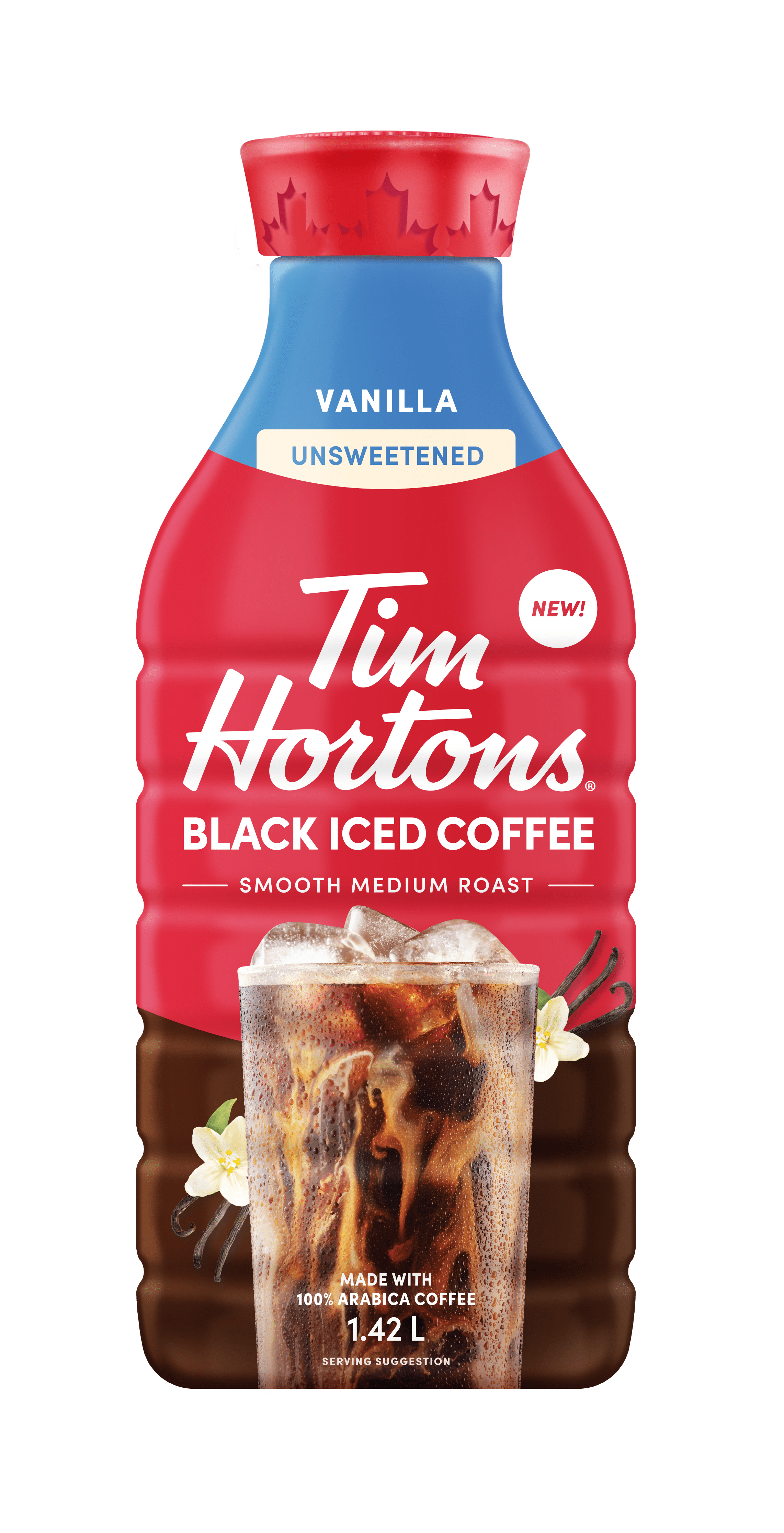 Tim Hortons Prêt à Boire Café Glacé Noir Vanille 1.42L