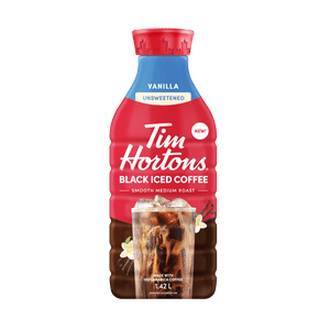 Tim Hortons Black Iced Coffee Vanilla 1.42L