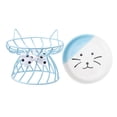 thumbnail image 2 of Cat owl with Metal Raised Stand Neck Protector Cat Bowl Dog Blue, 2 of 8
