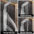 thumbnail image 2 of American Imaginations Rectangle Wall Mount CUPC Approved Stainless Steel Shower Panel In Stainless Steel Color AI-34371, 2 of 8