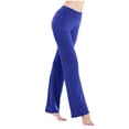 thumbnail image 4 of Timegard Yoga Pants for Women High Waist Comfort Loose Soft Fall Casual Solid Color Workout Gym Pants, 4 of 6