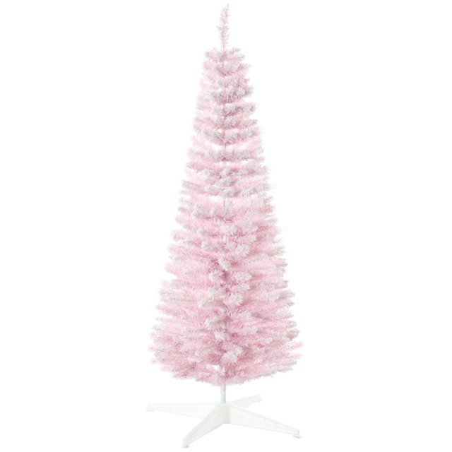 HOMCOM Crayon Arbre de Noël Artificiel avec Branches Enneigées