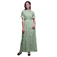 thumbnail image 1 of Bimba Robe Longue en Rayonne à Graines et Feuilles de Frêne Européen pour Femmes, Style Bohème, Plage, Cocktail, Fête, Maxi, Fendue - Petit, 1 of 1