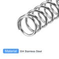 thumbnail image 4 of Unique Bargains Compression Spring, 5 Pack 304 Stainless Steel, 7mm OD, 0.8mm Wire, 30mm Length, 4 of 6