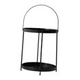 thumbnail image 1 of Luzkey Étagère de Rangement de Bureau Support de Parfum Présentoir Multifonction en Fer pour Cosmétiques Organisateur pour Commode Dortoir Salon Double Couche, 1 of 8