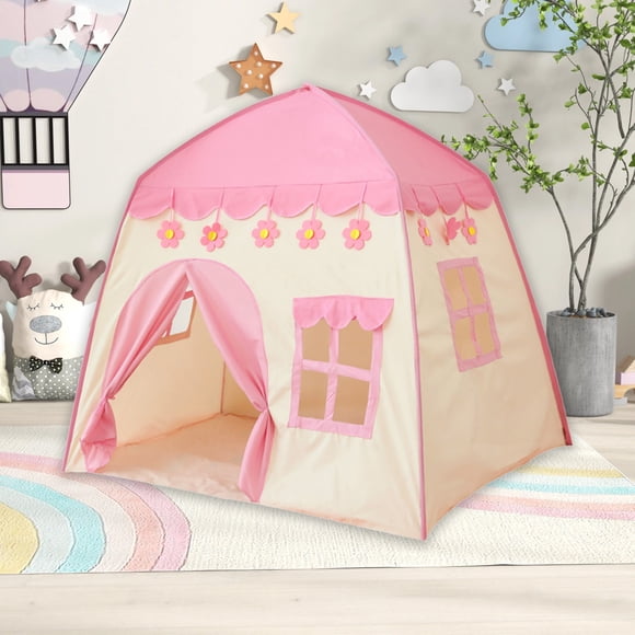LSLJS Children's Tent Playhouse Flower House Princess Castle Indoor and Outdoor Tent Home Accessories