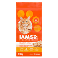 thumbnail image 1 of IAMS PROACTIVE HEALTH Healthy Adult Dry Cat Food With Chicken, 3.18kg Bag, 1 of 15
