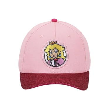 Nintendo Princess Peach Pink Glitter Snapback Hat