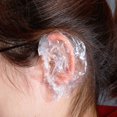 thumbnail image 1 of 100 Pcs/sac Couvre-Oreilles Doux pour la Peau Imperméables PE Jetables Bonnet d'Oreille de Douche pour la Maison, 1 of 10