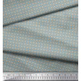 thumbnail image 3 of Soimoi Polyester Crepe Fabric Geometric Small Print Fabric by Yard 52 Inch Wide, 3 of 3