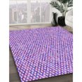 thumbnail image 3 of Ahgly Company Tapis d'Intérieur Lavable en Machine Carré Transitionnel Mauve Violet, 5 Pieds Carré, 3 of 7