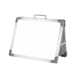 HILABEE Tableau blanc Tableau d'effacement à double face pliable Petit tableau blanc Planificateur Board
