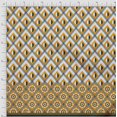 thumbnail image 2 of oneOone Tissu en Coton Flex Imprimé Géométrique Triangle pour Couture Largeur 40 Pouces, 2 of 5