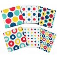 thumbnail image 1 of Inkdotpot Set of 6 Drink Coasters DecorativeNon,SlipCork Base4-inch Square PrintedCoastersEasy Clean- Love, 1 of 8