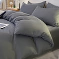 thumbnail image 1 of Queen Bedding Set under $5! CQCYD Queen Size Bedding Set, 4 Piece Bedding Collection, Washed Cotton Sheets, Teen Dorm Bedding, Comfortable Bed Set, Fresh Color Design, Complete Bedding Package, 1 of 6