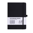 thumbnail image 1 of SIYTUAU Black Hardcover Notebook 8.5X5.7X0.4In With Inner Pockets 80G Thick Paper 200 Pages Writing Journal For School Office College Ruled Diary Black, 1 of 6